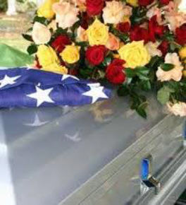 Veteran casket